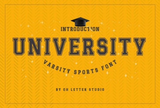 University Font